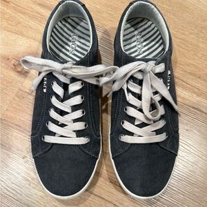 Taos Footwear Black Wash Sneakers